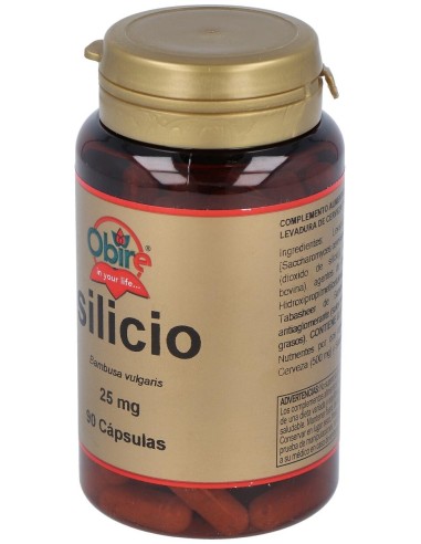 Silicio 25Mg. 90Cap. de Obire