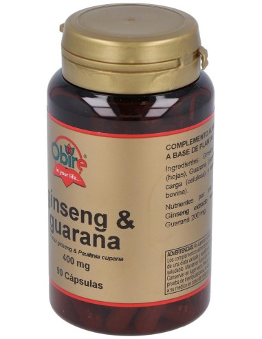 Ginseng Y Guarana 90Cap. de Obire
