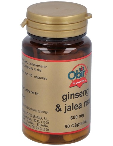 Ginseng Y Jalea Real 60Cap. de Obire