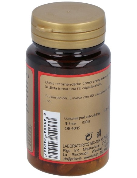 Arandano Rojo 5000Mg. (Ext. Seco 200Mg.) 60Cap. de Obire