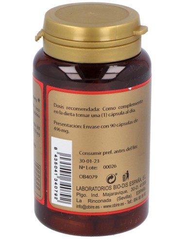 Reishi Y Acerola 400Mg. 90Cap. de Obire
