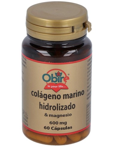 Colageno Hidrolizado Con Magnesio 60Cap. de Obire