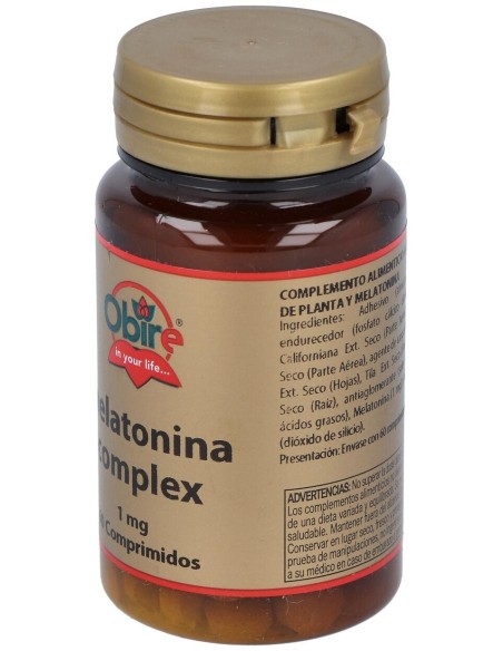Melatonina 1Mg.Complex 60Comp. de Obire