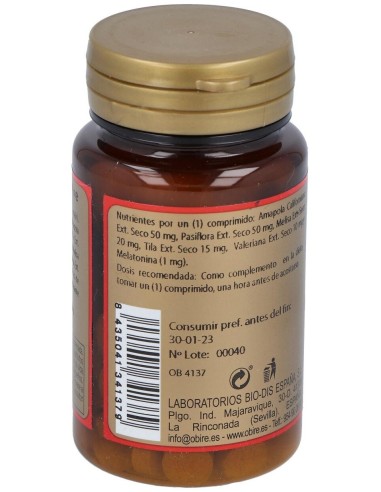 Melatonina 1Mg.Complex 60Comp. de Obire