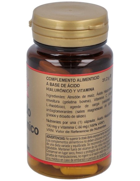 Acido Hialuronico 100Mg. 60Cap. de Obire