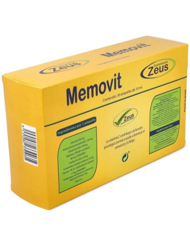 Memovit Estudial 30Amp. de Zeus