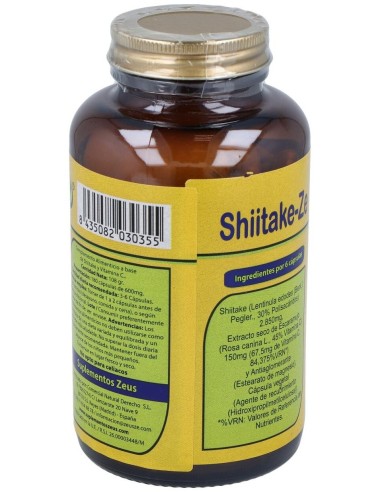 Shiitake-Ze 400Mg. 180Cap. de Zeus