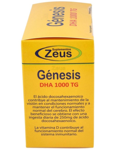 Genesis Dha Tg 1000 Omega 3 120Cap. de Zeus