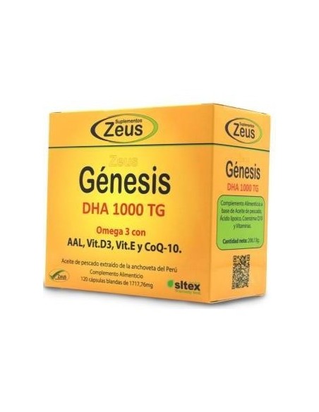 Genesis Dha Tg 1000 Omega 3 120Cap. de Zeus