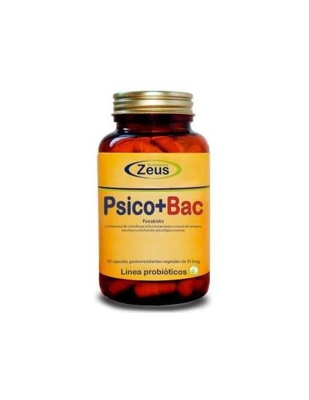 Psico + Bac (Psicobiotic - Depre Bac) 30 Cápsulas  Zeus