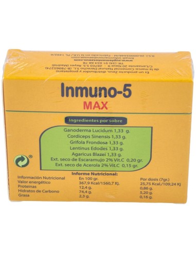 Inmuno-5 Max 7Sbrs. de Zeus