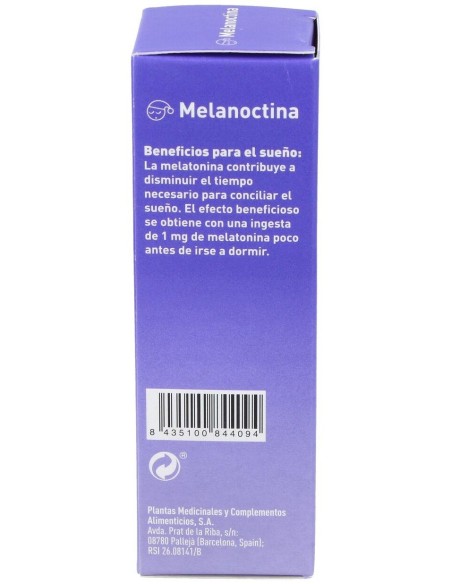 Melanoctina (Melatonina) Gotas 50Ml. de Plameca