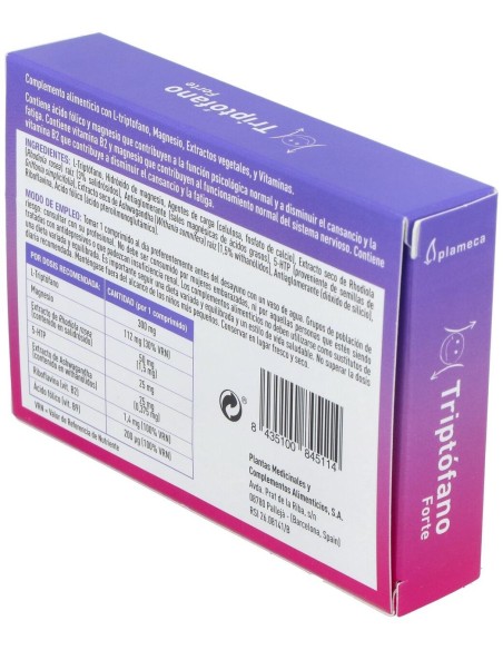 Triptofano Forte 30Comp. de Plameca
