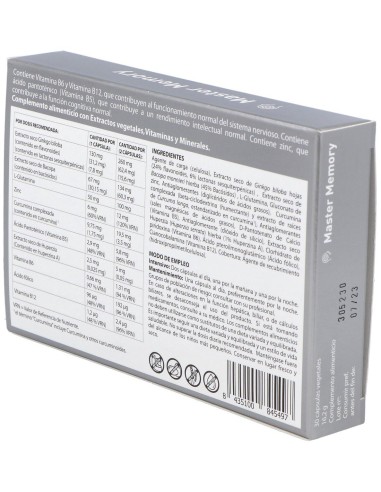 Master Memory 30Cap. de Plameca