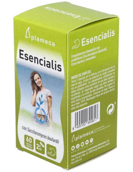 Esencialis 60 Cápsulas Vegetales de Plameca
