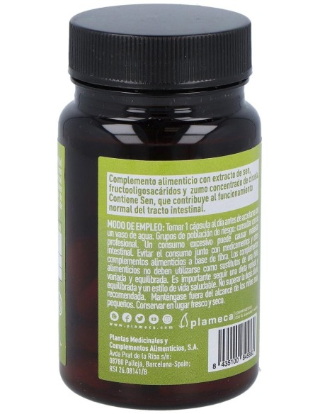 Laxoflash 30 Cápsulas Vegetales de Plameca