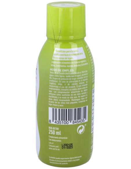 Ber-Detox Sabor Fresa 250Ml. de Plameca