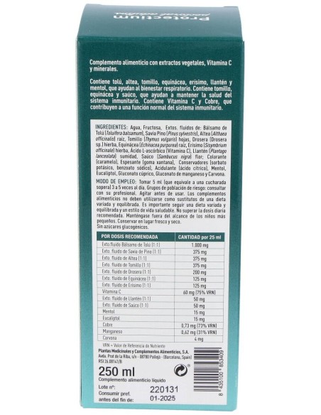 Protectium Pectoral Adultos Jarabe 250Ml. de Plameca