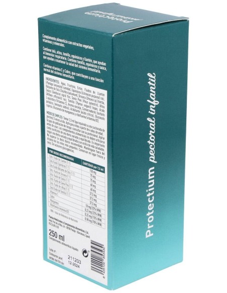 Protectium Pectoral Infantil Jarabe 250Ml. de Plameca