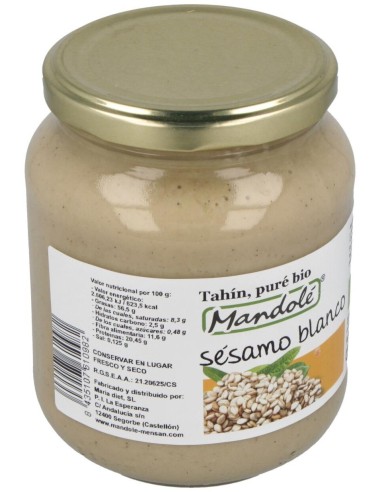 Pure De Sesamo Blanco 675Gr. Bio de Mandole