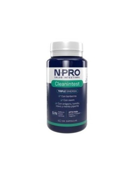 Npro Cleanintest 60Cap. de Npro