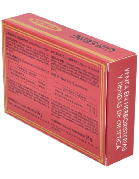 Ginseng 500Mg. 60Cap. de Integralia