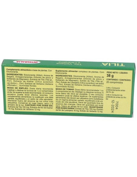 Tilia 20 Comp. Mastc. de Integralia