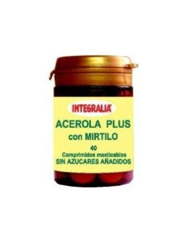 Acerola Plus Con Mirtilo 40Comp.Mast. de Integralia