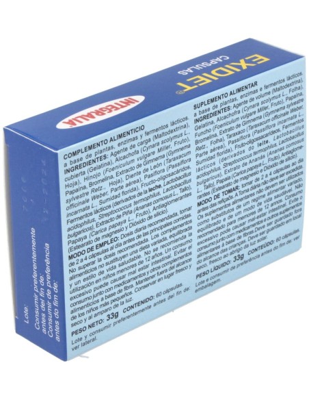 Exidiet Vientre Plano 60Cap. de Integralia