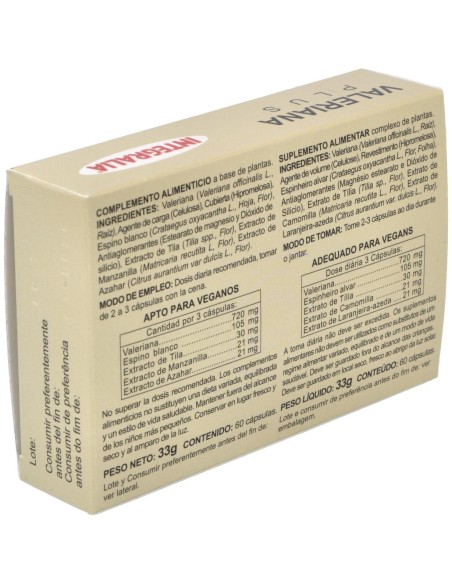 Valeriana Plus 60Cap. de Integralia