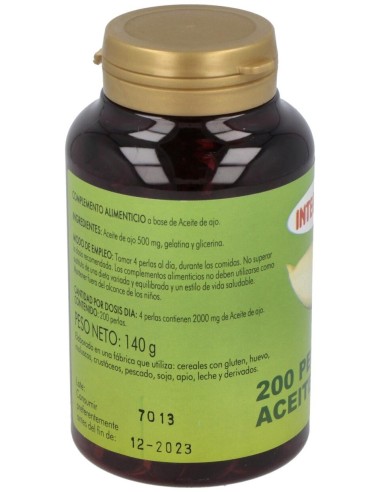 Aceite De Ajo 200Perlas de Integralia