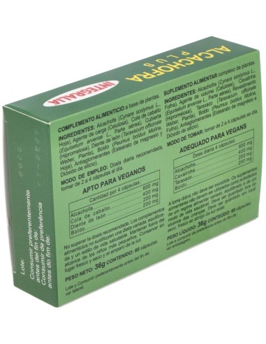 Alcachofa Plus 60Cap. de Integralia