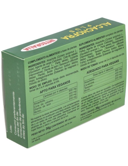 Alcachofa Plus 60Cap. de Integralia