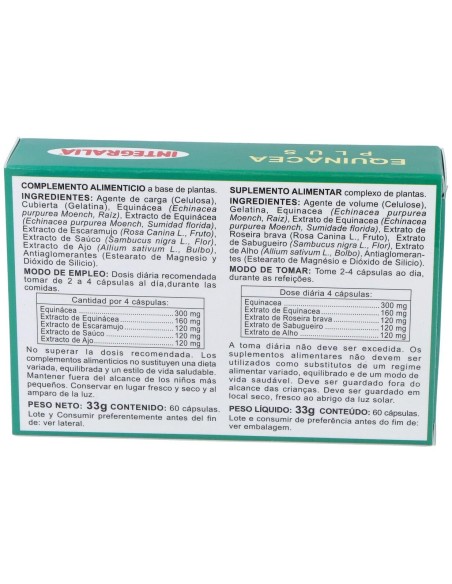Echinacea Plus 60 Caps de Integralia