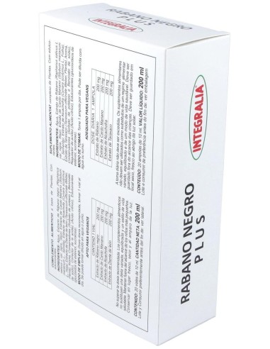 Rabano Negro Plus 20Viales de Integralia