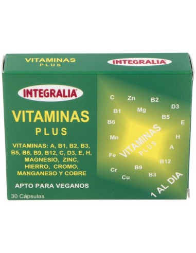 Vitaminas Plus 30Cap. de Integralia