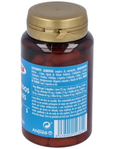 Aminoacidos Esenciales Plus 90Cap. de Integralia