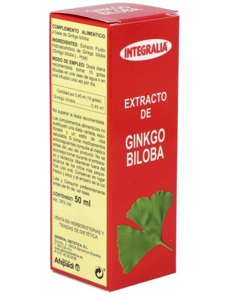 Ginkgo Biloba Concentrado 50Ml. de Integralia