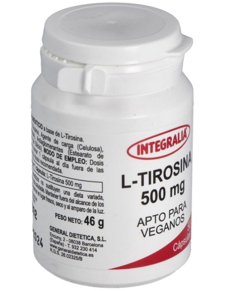 L-Tirosina 50Cap. de Integralia