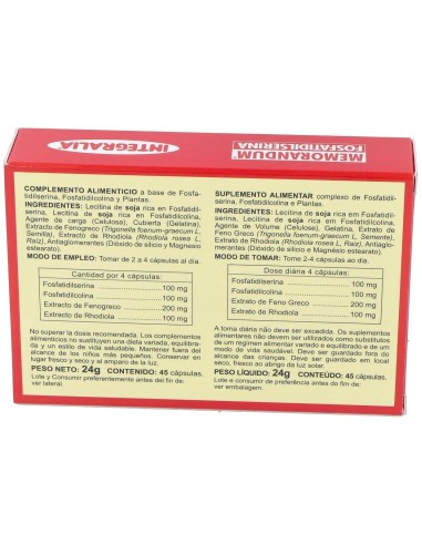 Memorandum Fosfatidilserina 45Cap de Integralia