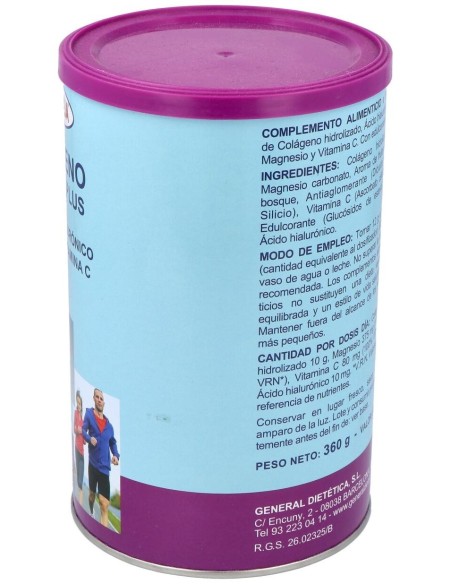 Colageno Soluble Plus Frutos Del Bosque 300Gr. de Integralia