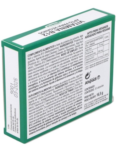 Vitamina B12 30Cap. de Integralia