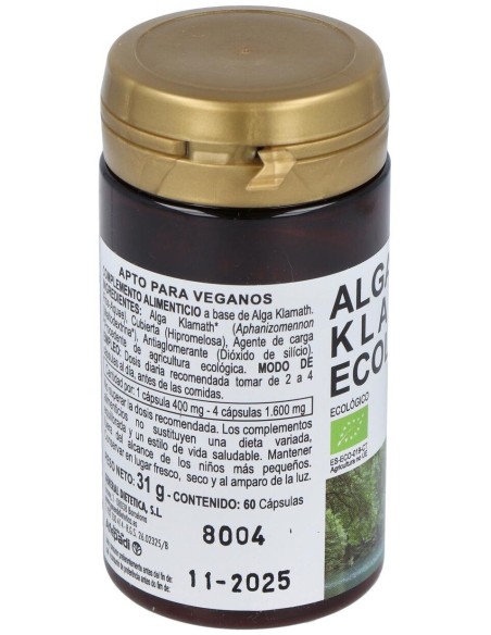 Alga Klamath Eco 60Cap. de Integralia
