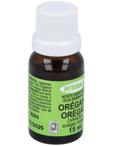 Oregano Aceite Esencial Eco 15Ml. de Integralia