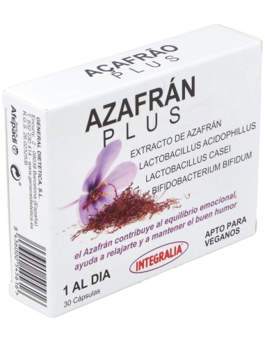 Azafran Plus 30Cap. de Integralia
