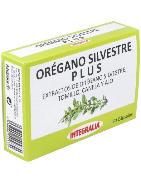 Oregano Silvestre Plus 60Cap. de Integralia
