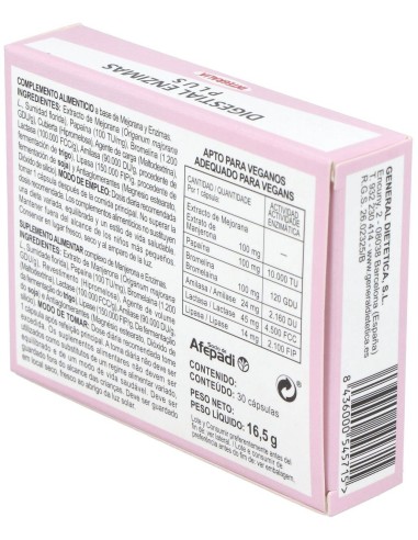 Digestial Enzimas Plus 30Cap. de Integralia
