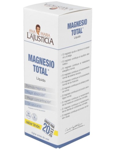Magnesio Total Liquido Sabor Limon 200Cc de Ana Maria Lajusticia
