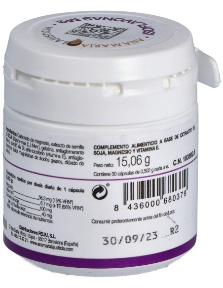 Isoflavonas (Con Magnesio Y Vit.E) 30Cap. de Ana Maria Lajusticia