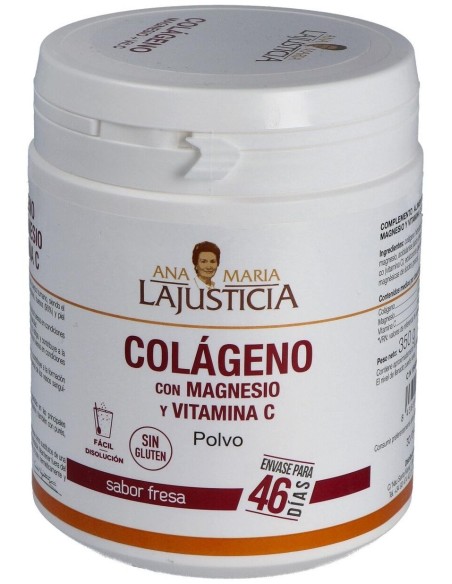 Colageno Con Magnesio + Vit. C Sabor Fresa 350Gr. de Ana Maria Lajusticia